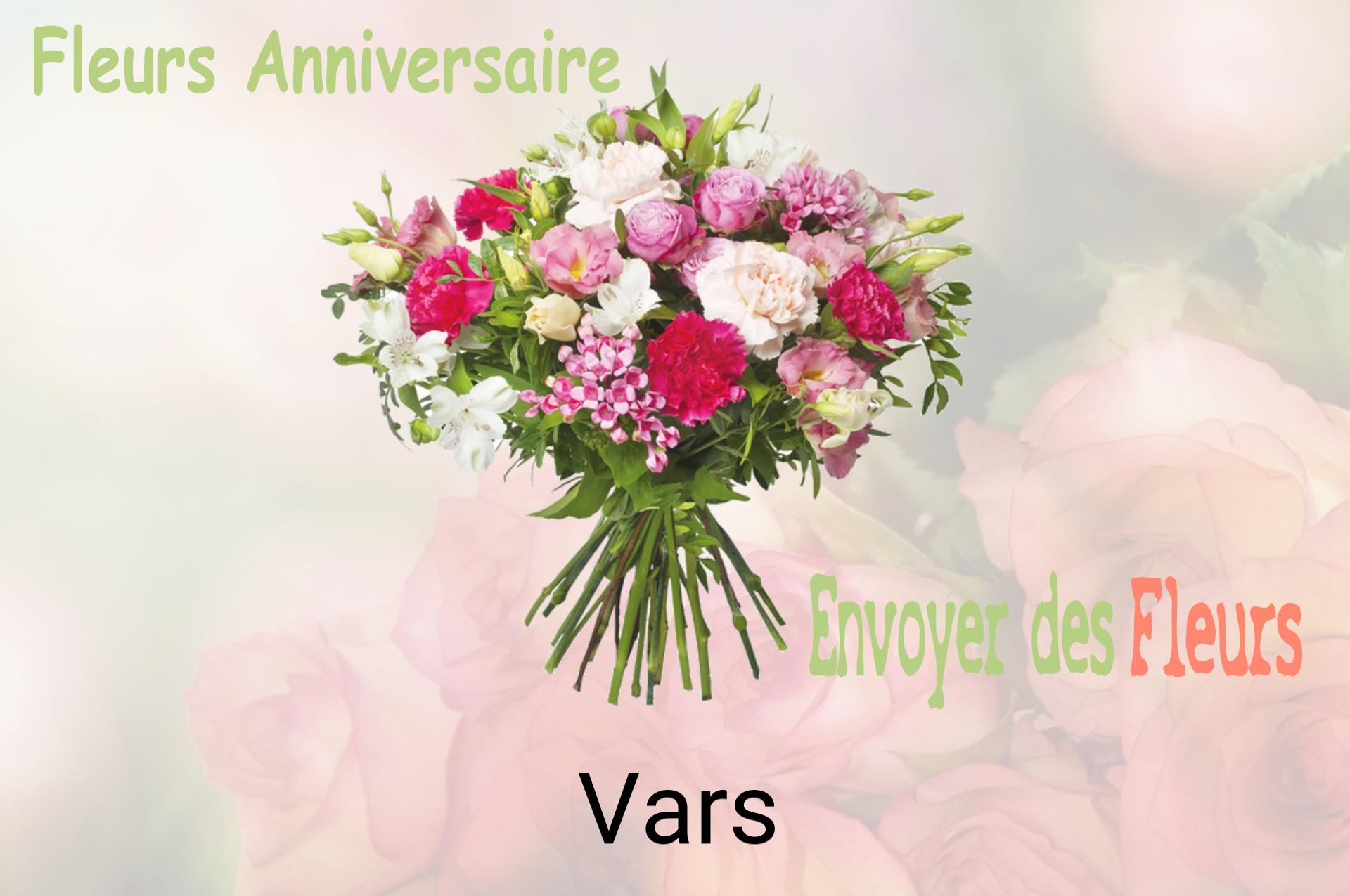 Bouquet de fleurs d’anniversaire livré à Vars